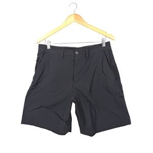 American Eagle Pour L'Aventure Shorts 30 Black Hiking Utility Performance 8"